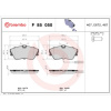 BREMBO Sada brzdových platničiek kotúčovej brzdy BREMBO P 85 050