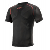 Termoprádlo s krátkym rukávom RIDE TECH SUMMER, ALPINESTARS (čierna/červená, veľ. XL/2XL)