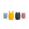 Bigjigs Toys Silikónové stláčacie zvieratká do kúpeľa