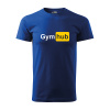 Sablio Tričko s potlačou Gymhub - modré 5XL