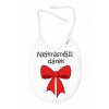 Nepremokavý podbradník 24 x 27 cm - Nejkrásnější dárek, Baby Nellys - biely Baby Nellys
