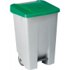 Gastro Odpadkový kôš nášľapný 80 l, sivá/zelená