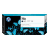 Hewlett-Packard Atramentová náplň HP P2V71A HP 730 pre DesignJet T1600, T1700, T2600 (300 ml) matná čierna