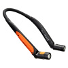 USB Nabíjacie LED svetlo na krk Čierna / oranžová