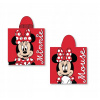 Faro Plážové pončo Minnie red 55x55 cm