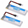 2 ks akumulátor Li-Po pre drony JJRC H37 3.7V 500 mAh