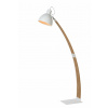 LUCIDE CURF Floorklamp E27/60W Plywood-Metal Wh 03713/01/31