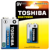 Alkalická batéria Toshiba 9V (6F22) 1 ks