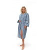 Interkontakt Dámský župan kimono Fog Blue S