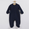 Dojčenský overal New Baby Classic II tmavo modrý Modrá 80 (9-12m)