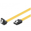 PremiumCord SATA 3.0 datový kabel, 6GBs, 90°, 0,5m kfsa-15-05