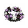 Adventný veniec svetlo fialová