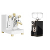 Lelit Bianca PL162T V3, white + Eureka Mignon Specialita, CR black