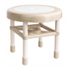 Stolička plastová Strend Pro, mini, okrúhla, stupadlo, priemer 325x285 mm