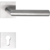 Interiérové nerezové kľučky na dvere NORWEGEN, mat Rozeta PZ hranatá