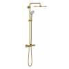 Grohe Euphoria sprchová súprava nástenná s termostatom s dažďovou sprchou Brushed Cool Sunrise 26075GN0