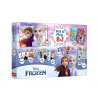 Trefl Mix & Play 8v1 Ľadové kráľovstvo/Frozen spoločenská hra v krabici 40x27x5cm