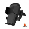Držiak FIXED Iconiq Vent s úchytom na ventilačnú mriežku, čierny