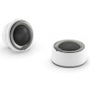 JL AUDIO M6-100CT-C/S-GwGm 1-palcový (25 mm) výškové reproduktory M6 Marine Component, lesklé biele montážne misky, sivý kovový ozdobný krúžok, čierna sieťka výškového reproduktora, pár