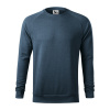 MALFINI Mikina Merger 415, pánská MAL-415M218 3XL Melír tmavý denim