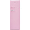 SMEG 50's Retro Style FAB30 kombinovaná chladnička s mrazákom hore ružová
