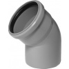 OSMA HT PLUS HTB odpadové koleno DN110, 45°, PP, sivé, 115120