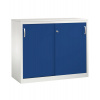 Skriňa Acurado - Sideboard, posuvné dvere, 1200 x 500 x 1000 mm, sivá/modrá