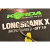 Korda Háčiky Long Shank X 10 ks - Veľkosť 8