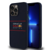 Red Bull Silicone Horizontal Logo MagSafe zadný kryt pre iPhone 13 Pro Navy