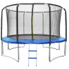 Trampolína Fitness King DELUXE 366 cm s ochrannou sieťou a schodíkmi