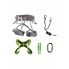 Sada via ferrata Ocun Via Ferrata Twist + Chest Set - sivá/zelená XS-M