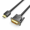 Hip Hop Adaptér DVI na HDMI Vention ABFBF Čierna 1 m