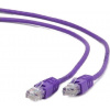 Gembird Patch kábel RJ45, cat. 5e, UTP, 0.5m, fialový PP12-0.5M/V