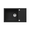 Alveus Intermezzo 130 G90 DEEP BLACK 1149117 - Drez Granitový 780x480mm, vanička 460x405x200mm