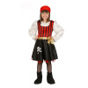Pirátka - kostým pre deti - věk 5 - 6 roků - 110 - 115 cm