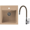 Set Alveus (dřez Atrox 20 Beige 55 + baterie Mintas Béžová/Chrom) SETA25035
