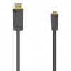 Kábel Hama HDMI / HDMI micro, High Speed 4K, 1,5 m (205016) čierny