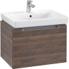 VILLEROY & BOCH Subway 2.0 závesná skrinka pod umývadlo, 1 zásuvka, 587 x 454 x 420 mm, Arizona Oak, A68710VH