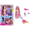 Mattel HRP97 Barbie a dotyk kúzla - Morská panna Malibu