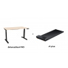 BalanzaDesk PRO + chodiací pás A1 plus Veľkosť stolovej dosky: L - 138,5x80cm, Bezdrôtová nabíjačka - neviditeľná pod stolovou doskou: Nie je súčasťou stola