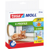 tesa E-Profil 05464-00100-02 těsnicí páska tesaMOLL® bílá (d x š) 25 m x 9 mm 25 m