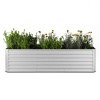 Blumfeldt High Grow Straight vyvýšený záhon, 1440 L, Ergonomický, Odolný voči poveternostným vplyvom, Otvorená základňa (GDMB4-BL-HG-SL-240)