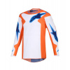 Dres FLUID GRID, ALPINESTARS (oranžová/modrá) 2026 XL