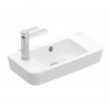 Villeroy & Boch O.novo Umývadielko Compact 50x25 cm, s prepadom, 1 otvor na batériu vľavo, alpská biela 4342L501
