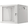 Lanberg skriňa, závesná 19, 9U, 600x600, sivá (FLAT PACK) (WF01-6609-10S)