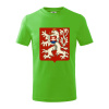 Znak ČSR - Československá republika (1948–1960) - Tričko detské bavlnené - 122 cm/6 rokov ( Apple Green )