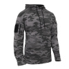 ROTHCO mikina CONCEALED CARRY s kapucňou BLACK CAMO veľ.L