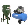 Kompresor - SANDBLAKER 76L + KOMPRESOROVÝ KOMPRESOR 1205L / MIN 270L (Kompresor - SANDBLAKER 76L + KOMPRESOROVÝ KOMPRESOR 1205L / MIN 270L)