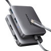 AXAGON HMC-5HL 5-in-1 Hub, USB-C 5Gbps, 2× USB-A, HDMI 4k/60Hz, RJ-45, PD 100 W, USB-C cable 20 cm