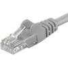 PremiumCord sputp005 patch UTP, RJ45-RJ45, level 5e, 0,5m, šedý